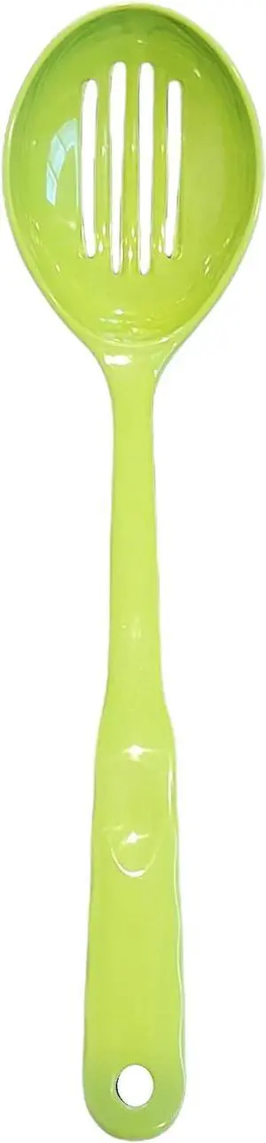 Handy Housewares 12.5" Long Handled Colorful Melamine Slotted Serving Spoon (Green, 1 Pack) Handy Housewares 12.5" Long Handled Colorful Melamine Slotted Serving Spoon (Green, 1 Pack)