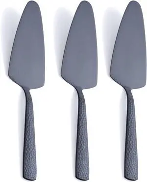 Matte Black Cake Pie Server Set Matte Black Cake Pie Server Set