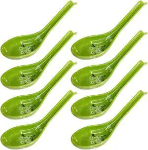Hemoton Soup Spoons Heat-Resistant Long Handle Spoon with Hook Design Anti-Slip Porridge Spoon for Cooking Stirring Mixing Home Kitchen Restaurant 8 pack Hemoton Soup Spoons Heat-Resistant Long Handle Spoon with Hook Design Anti-Slip Porridge Spoon for Cooking Stirring Mixing Home Kitchen Restaurant 8 pack