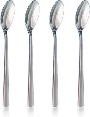 NobleEgg Egg Spoons for Soft Boiled Eggs, Coffee, Desserts | 18/8 Stainless Steel | 5.5 inches | Set of 4 NobleEgg Egg Spoons for Soft Boiled Eggs, Coffee, Desserts | 18/8 Stainless Steel | 5.5 inches | Set of 4