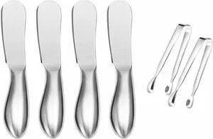 Spreader Knife Set,6-Piece Cheese and Butter Spreader Knives Spreader Knife Set,6-Piece Cheese and Butter Spreader Knives