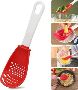 6 in 1 Multifunction Cooking Spoon, Egg Separator For Raw EggsAbnaok Heat Resistant Kitchen Gadgets for Draining, Mixing Stirrer, Mashing, Grating 6 in 1 Multifunction Cooking Spoon, Egg Separator For Raw EggsAbnaok Heat Resistant Kitchen Gadgets for Draining, Mixing Stirrer, Mashing, Grating
