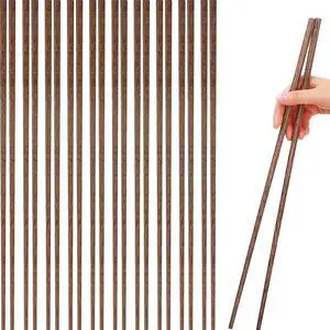 16.5 Inch Long Wooden Chopstick - 10 Pairs, Ideal for Hot Pot, Frying, Noodles 16.5 Inch Long Wooden Chopstick - 10 Pairs, Ideal for Hot Pot, Frying, Noodles