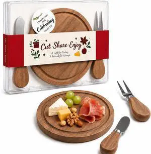 Wedding Favor Charcuterie Board Set with Knife & Fork, 6-Inch Small Personal Serving Tray, Bridal Shower & Baby Shower Game Prize Gift, Storage-Ready PP CaseAcacia Wedding Favor Charcuterie Board Set with Knife & Fork, 6-Inch Small Personal Serving Tray, Bridal Shower & Baby Shower Game Prize Gift, Storage-Ready PP CaseAcacia