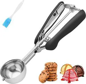 Medium Cookie Scoop 2 Tablespoon, Size #40 Cookie Dough Scoop, 18/8 Stainless Steel Ice Cream Scoop with Comfortable Grip, for Baking Cookies, Muffins, Cupcakes Medium Cookie Scoop 2 Tablespoon, Size #40 Cookie Dough Scoop, 18/8 Stainless Steel Ice Cream Scoop with Comfortable Grip, for Baking Cookies, Muffins, Cupcakes