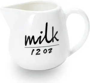 12 oz Creamer Pitcher with Handle 12 oz Creamer Pitcher with Handle