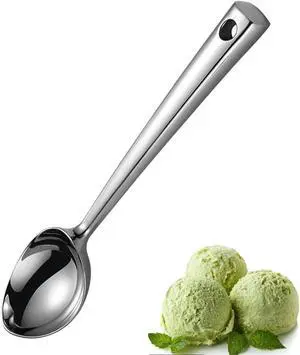 Leden Heavy Duty Metal Ice Cream Scoop with Solid Handle Non-Stick Leden Heavy Duty Metal Ice Cream Scoop with Solid Handle Non-Stick
