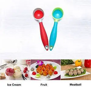 Ice Cream Scoop 2 PCS Nonstick Anti-Freeze Cute Scooper Set Dishwasher Safe Ice Cream Scoop 2 PCS Nonstick Anti-Freeze Cute Scooper Set Dishwasher Safe