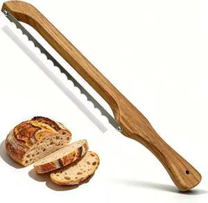 Sourdough Bread Knife for Homemade Bread, Bread Slicer-Cutter& Bread Bow Knife for Sourdough with Ergonomic Grip for Easy, Clean & Even Slicing, Bread Saw Sourdough Bread Knife for Homemade Bread, Bread Slicer-Cutter& Bread Bow Knife for Sourdough with Ergonomic Grip for Easy, Clean & Even Slicing, Bread Saw