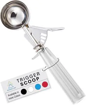 Meadow Lane #24 Ice Cream Disher Scoop, Stainless Steel, Light Gray Meadow Lane #24 Ice Cream Disher Scoop, Stainless Steel, Light Gray