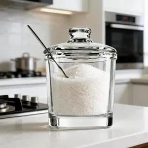 Glass Sugar Bowl with Lid | Airtight Glass Sugar Container Glass Sugar Bowl with Lid | Airtight Glass Sugar Container