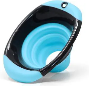 Kitchen Canning Funnel Collapsible Silicone Food Funnel for Wide Mouth and Regular Mason Jars Flexible Use for Coffee, Liquid, Jam, Cooking, Baking, Crafts - Teal/Gray Kitchen Canning Funnel Collapsible Silicone Food Funnel for Wide Mouth and Regular Mason Jars Flexible Use for Coffee, Liquid, Jam, Cooking, Baking, Crafts - Teal/Gray