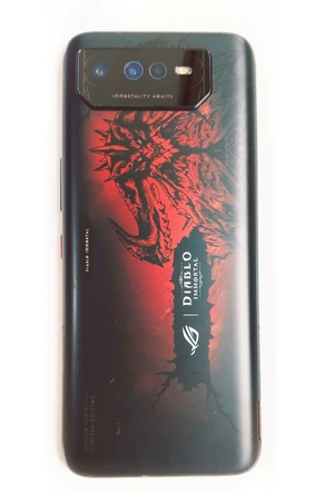 Asus Rog Phone 6 DIABLO IMMORTAL EDITION Dual-SIM 512GB ROM + 16GB RAM (GSM | CDMA) Factory Unlocked 5G Smartphone (Hellfire Red) - International Version Asus Rog Phone 6 DIABLO IMMORTAL EDITION Dual-SIM 512GB ROM + 16GB RAM (GSM | CDMA) Factory Unlocked 5G Smartphone (Hellfire Red) - International Version