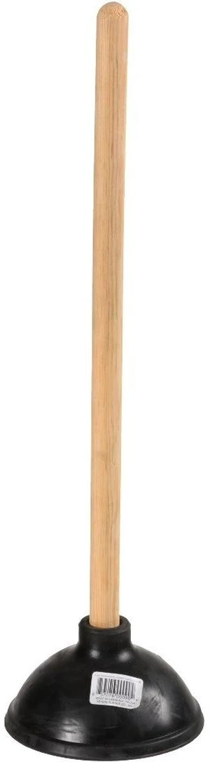 Heavy Duty Rubber Toilet Plunr with Wood Handle, Clears Toilets, Sinks, Drains Heavy Duty Rubber Toilet Plunr with Wood Handle, Clears Toilets, Sinks, Drains