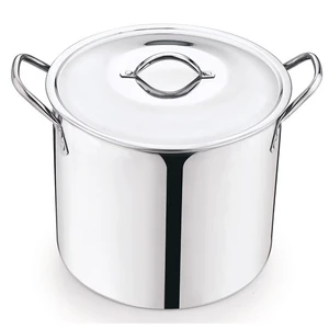 12 Qt Stainless Steel Stock Pot with Metal Lid 12 Qt Stainless Steel Stock Pot with Metal Lid