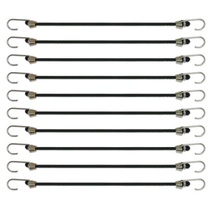 Mini Bungee Cords with Hooks 10 Inch 20 Pack Stretchable Elastic Tie Down Straps Mini Bungee Cords with Hooks 10 Inch 20 Pack Stretchable Elastic Tie Down Straps