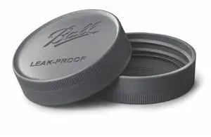 Ball One-Piece Leak-Proof Regular Mouth Storage Lids, 6-Pack Ball One-Piece Leak-Proof Regular Mouth Storage Lids, 6-Pack