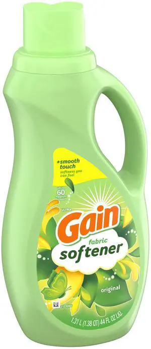 Gain Laundry Liquid Fabric Softener and Conditioner, Original Scent, 44 fl oz, 60 Loads Gain Laundry Liquid Fabric Softener and Conditioner, Original Scent, 44 fl oz, 60 Loads
