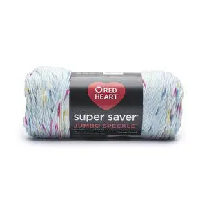 Red Heart Super Saver Medium Acrylic Yarn, Speckle Light Blue, 10oz 482yd-Fast shipping Red Heart Super Saver Medium Acrylic Yarn, Speckle Light Blue, 10oz 482yd-Fast shipping