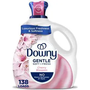 Gentle Soft + Fresh Liquid Fabric Softener, Cherry Blossom Scent, 93 fl oz, 138 Loads Gentle Soft + Fresh Liquid Fabric Softener, Cherry Blossom Scent, 93 fl oz, 138 Loads