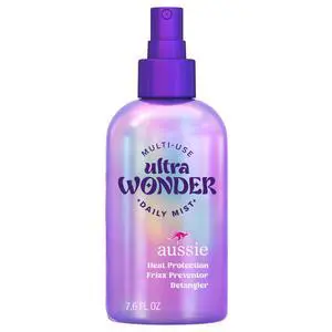 Aussie Ultra Wonder Daily Mist Multi-Use Detangler Spray, Heat Protectant, for All Hair Types, 7.6 fl oz Aussie Ultra Wonder Daily Mist Multi-Use Detangler Spray, Heat Protectant, for All Hair Types, 7.6 fl oz