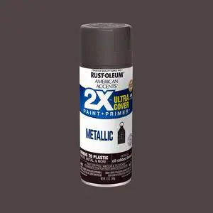 Oil Rubbed Bronze, Rust-Oleum American Accents 2X Ultra Cover Metallic Spray Paint-327906 , 12 oz Oil Rubbed Bronze, Rust-Oleum American Accents 2X Ultra Cover Metallic Spray Paint-327906 , 12 oz