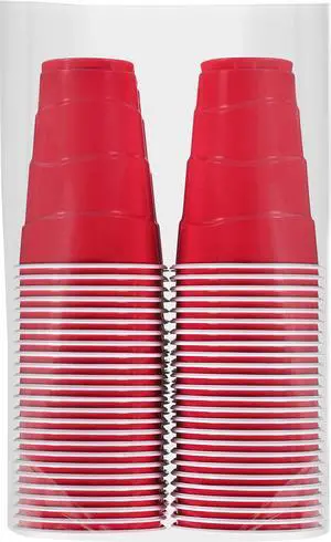 Great Value Everyday Disposable Plastic Party Cups, Red, 18 oz, 100 Count-Fastest shipping Great Value Everyday Disposable Plastic Party Cups, Red, 18 oz, 100 Count-Fastest shipping