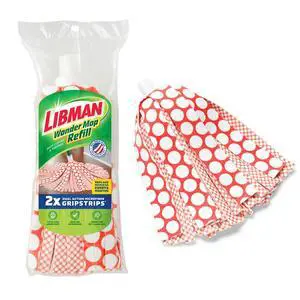 Fastest Shipping-Libman Wonder Mop Refill with Microfiber Grip Strips Fastest Shipping-Libman Wonder Mop Refill with Microfiber Grip Strips