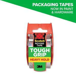 Scotch Tough Grip Moving Packaging Tape, Clear, 1.88 in x 925 in, 1 Roll Scotch Tough Grip Moving Packaging Tape, Clear, 1.88 in x 925 in, 1 Roll