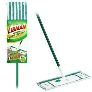 Libman 18 inch Steel Handle Wet & Dry Microfiber Floor Mop Libman 18 inch Steel Handle Wet & Dry Microfiber Floor Mop