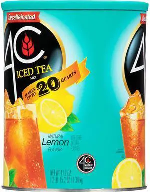 4C Decaf Iced Tea Mix, Lemon, 47.2 oz, 1 Ct 4C Decaf Iced Tea Mix, Lemon, 47.2 oz, 1 Ct