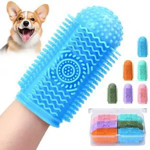 6Pcs Silicone Finger Toothbrush for Dogs and Cats, 360 Dog Tooth Brushing Kit, Cat Tooth Brush, Teeth Cleaning Dental Care 6Pcs Silicone Finger Toothbrush for Dogs and Cats, 360 Dog Tooth Brushing Kit, Cat Tooth Brush, Teeth Cleaning Dental Care