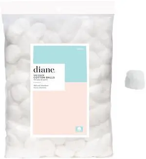 Diane 100% Pure Cotton Balls 100 Count, Hypoallergenic, Cruelty-Free, Vegan, Chlorine-Free, Fragrance-Free, for Face, Makeup Removal, Nail Polish, First-Aid Diane 100% Pure Cotton Balls 100 Count, Hypoallergenic, Cruelty-Free, Vegan, Chlorine-Free, Fragrance-Free, for Face, Makeup Removal, Nail Polish, First-Aid