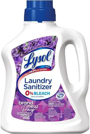 Lysol Disinfectant Laundry Sanitizer & Scent Booster, 90 Fl Oz, Lavender Scent, Color Safe Bleach Alternative, Laundry Odor Eliminator, Kills Bacteria & Viruses Lysol Disinfectant Laundry Sanitizer & Scent Booster, 90 Fl Oz, Lavender Scent, Color Safe Bleach Alternative, Laundry Odor Eliminator, Kills Bacteria & Viruses