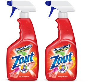 Zout Laundry Stain Remover Spray, Blood, Grass & Oil Stains, 22oz, 2-Pack Zout Laundry Stain Remover Spray, Blood, Grass & Oil Stains, 22oz, 2-Pack