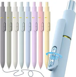 Hiacry 8Pcs Fidget Gel Pens, 0.7mm Fine Point Quick-Dry Blue Ink Hiacry 8Pcs Fidget Gel Pens, 0.7mm Fine Point Quick-Dry Blue Ink
