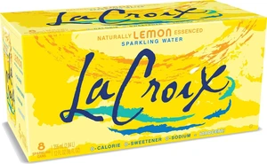 La Croix Sparkling Water, Lemon, 8pk, 12 Fl Oz La Croix Sparkling Water, Lemon, 8pk, 12 Fl Oz