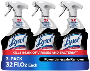 Lysol Power Limescale Removing Bathroom Cleaner Spray, 32oz, 3-Pack Lysol Power Limescale Removing Bathroom Cleaner Spray, 32oz, 3-Pack