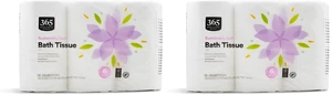 365 by Whole Foods Market Bath Tissue Double Roll, 286Sheets, 6Rolls, Pack of 2 365 by Whole Foods Market Bath Tissue Double Roll, 286Sheets, 6Rolls, Pack of 2