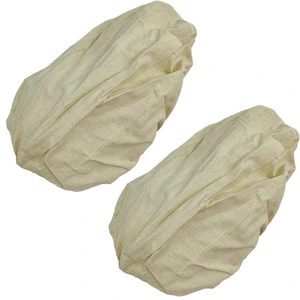 2Pcs 11inch Oval Bread Proofing Basket Cloth Liner, Rattan Baking Dough Basket Cover Liner, Sourdough Banneton Proofing Cloth, Fermentation Basket Linen Liner for Baking Supplies (28 * 15 * 8cm) 2Pcs 11inch Oval Bread Proofing Basket Cloth Liner, Rattan Baking Dough Basket Cover Liner, Sourdough Banneton Proofing Cloth, Fermentation Basket Linen Liner for Baking Supplies (28 * 15 * 8cm)
