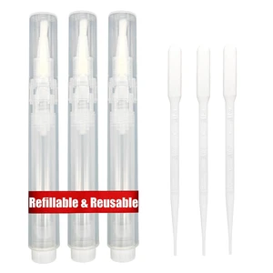 Cuticle Oil Pen, 3 Pack, Refillable (White) Cuticle Oil Pen, 3 Pack, Refillable (White)