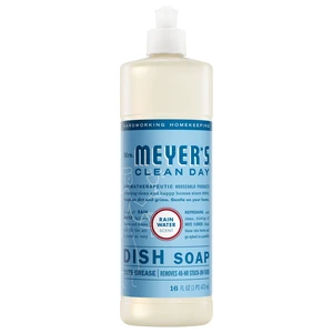 MRS. MEYER'S CLEAN DAY Liquid Dish Soap, Rain Water, 16 fl. oz MRS. MEYER'S CLEAN DAY Liquid Dish Soap, Rain Water, 16 fl. oz