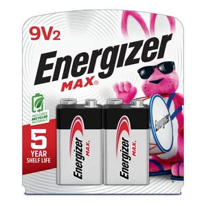 Energizer MAX 9V Alkaline Batteries (2 Pack) - Packaging May Vary Energizer MAX 9V Alkaline Batteries (2 Pack) - Packaging May Vary