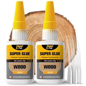 Wood Super Glue 60g, Thin Clear Liquid CA Glue for Woodworking Furniture Wood Super Glue 60g, Thin Clear Liquid CA Glue for Woodworking Furniture