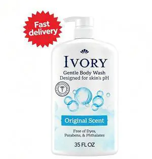 Ivory Body Wash Cleaning, Mild and Gentle Original Scent, 35 fl oz Ivory Body Wash Cleaning, Mild and Gentle Original Scent, 35 fl oz