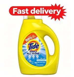 Tide Simply Liquid Laundry Detergent, Refreshing Breeze, 24 Loads, 32 fl oz Tide Simply Liquid Laundry Detergent, Refreshing Breeze, 24 Loads, 32 fl oz