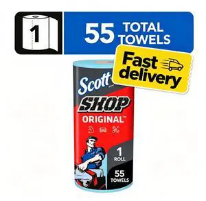 Scott Shop Towels Original, 55 Towels, Single Roll Scott Shop Towels Original, 55 Towels, Single Roll