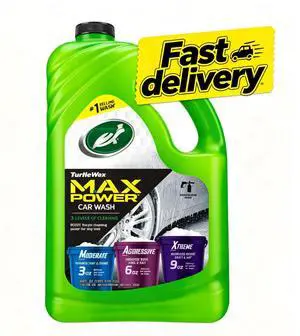 Turtle Wax 50597 Max-Power Car Wash 3 Levels of Cleaning, 100 oz Turtle Wax 50597 Max-Power Car Wash 3 Levels of Cleaning, 100 oz