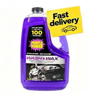 Purple Power Wash & Wax 100 oz Automotive Cleaner with Carnauba Wax Purple Power Wash & Wax 100 oz Automotive Cleaner with Carnauba Wax