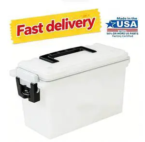 Hyper Tough Frost Locking and Stacking Utility and Tool Box, Durable Plastic 11.5" x 5.06" x 7.25" Hyper Tough Frost Locking and Stacking Utility and Tool Box, Durable Plastic 11.5" x 5.06" x 7.25"
